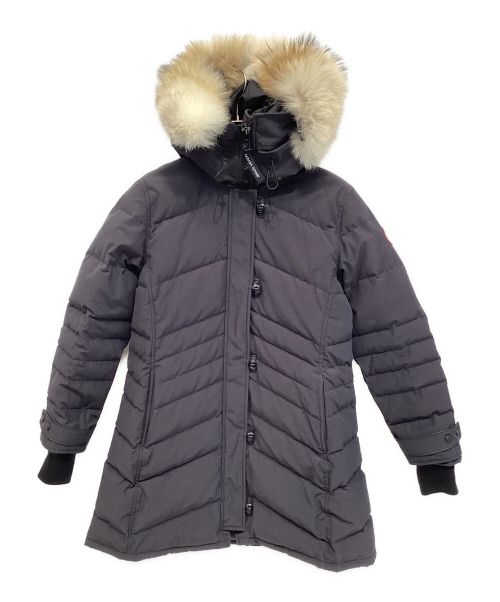 CANADA GOOSE（カナダグース）CANADA GOOSE (カナダグース) LORETTE PARKA FUSION FIT ネイビー サイズ:XLの古着・服飾アイテム