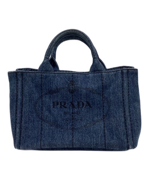 PRADA（プラダ）PRADA (プラダ) カナパデニムトートバッグ インディゴの古着・服飾アイテム