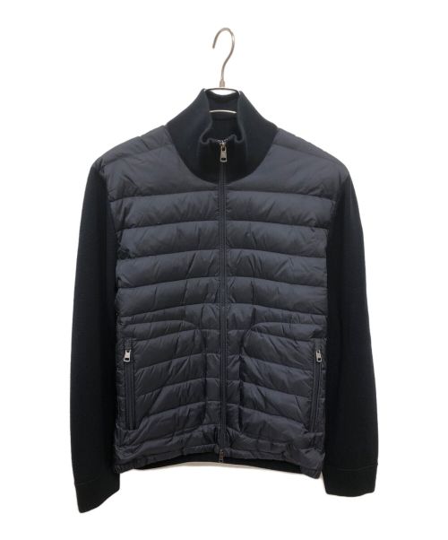 MONCLER（モンクレール）MONCLER (モンクレール) CARDIGAN TORICOT カーディガントリコット 切替ダウンジャケット ネイビー サイズ:XLの古着・服飾アイテム