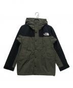 THE NORTH FACEザ ノース フェイス）の古着「Mountain Light Jacket」｜ブラック×グリーン