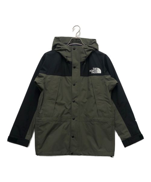 THE NORTH FACE（ザ ノース フェイス）THE NORTH FACE (ザ ノース フェイス) Mountain Light Jacket ブラック×グリーン サイズ:Sの古着・服飾アイテム