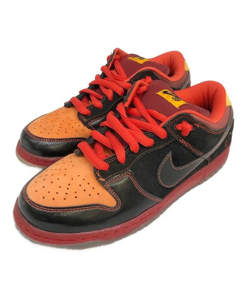 NIKE SB（ナイキエスビー）NIKE SB (ナイキエスビー) DUNK LOW PREMIUM SB Hawaii(ダンク ロー エスビー ハワイ) ブラック×オレンジ サイズ:27の古着・服飾アイテム