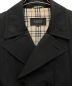 BURBERRY BLACK LABEL (バーバリーブラックレーベル) トレンチコート ブラック サイズ:SIZE M：10000円