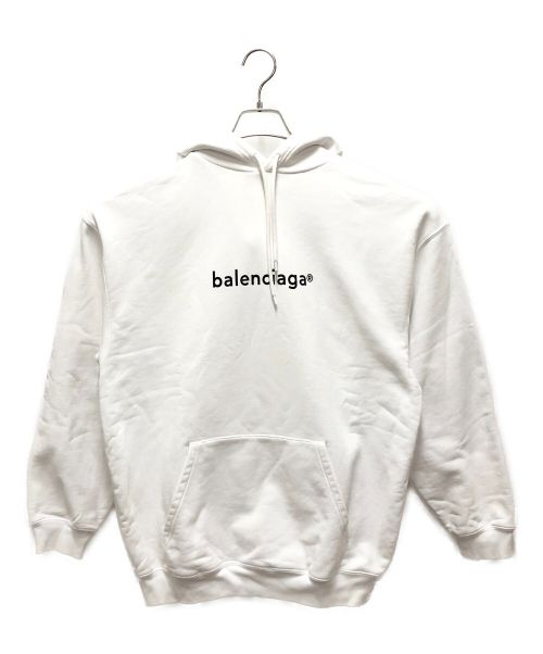 BALENCIAGA（バレンシアガ）BALENCIAGA (バレンシアガ) プルオーバーパーカー ホワイト サイズ:Sの古着・服飾アイテム