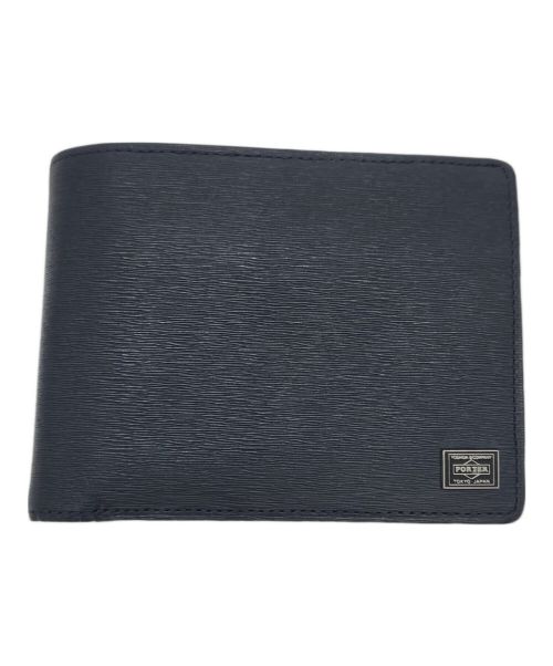 PORTER（ポーター）PORTER (ポーター) 2つ折り財布　CURRENT  WALLET ネイビーの古着・服飾アイテム