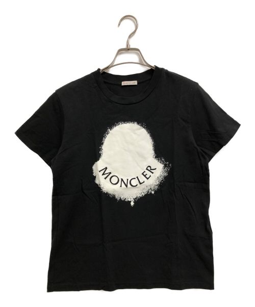 MONCLER（モンクレール）MONCLER (モンクレール) 半袖Tシャツ ブラック サイズ:SIZE Lの古着・服飾アイテム