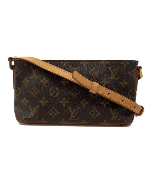 LOUIS VUITTON（ルイ ヴィトン）LOUIS VUITTON (ルイ ヴィトン) モノグラム トロターショルダーポーチ ブラウンの古着・服飾アイテム