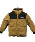 THE NORTH FACE（ザ ノース フェイス）の古着「マウンテンダウンジャケット」｜ベージュ×ブラック