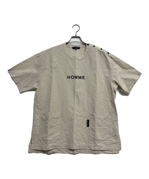 COMME des GARCONS（コムデギャルソン）COMME des GARCONS (コムデギャルソン) リネンシャツ アイボリー サイズ:SIZE Sの古着・服飾アイテム