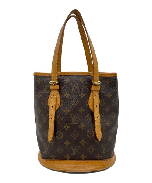 LOUIS VUITTON（ルイ ヴィトン）LOUIS VUITTON (ルイ ヴィトン) LOUIS VUITTON モノグラム プチバケット PM ブラウンの古着・服飾アイテム