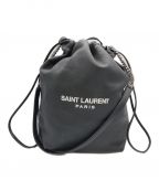 Saint Laurent Parisサンローランパリ）の古着「チェーンショルダーバッグ」｜ブラック