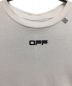 OFFWHITE (オフホワイト) OFFWHITE／半袖Tシャツ ホワイト サイズ:S：10000円