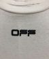 中古・古着 OFFWHITE (オフホワイト) OFFWHITE／半袖Tシャツ ホワイト サイズ:S：10000円