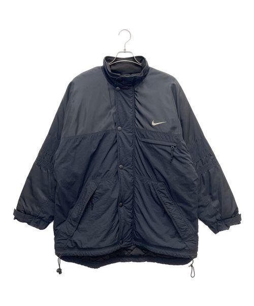 NIKE（ナイキ）NIKE (ナイキ) ナイロン中綿ジャケット ネイビー サイズ:SIZE XLの古着・服飾アイテム