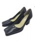 Ameri VINTAGE（アメリヴィンテージ）の古着「ハイヒールパンプス　WAVE TOE PUMPS」｜ブラック