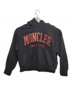 MONCLERモンクレール）の古着「ロゴプルオーバーパーカー」｜ブラック