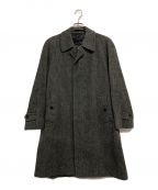 Burberry's×IRISH TWEEDバーバリーズ×アイリッシュツイード）の古着「ウールロングコート」｜グレー