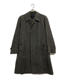 Burberry's×IRISH TWEED（バーバリーズ×アイリッシュツイード）の古着「ウールロングコート」｜グレー