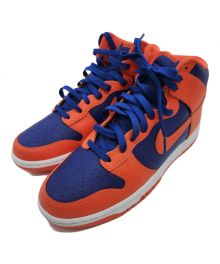 NIKE（ナイキ）の古着「ハイカットスニーカー」｜ブルー×オレンジ