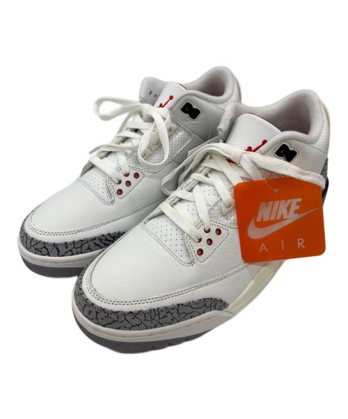 NIKE（ナイキ）NIKE (ナイキ) AIR JORDAN 3 Retro White Cement Reimagined ホワイト サイズ:27.5の古着・服飾アイテム