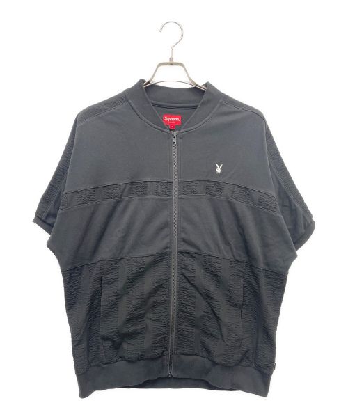 SUPREME（シュプリーム）SUPREME (シュプリーム) PLAY BOY (プレイボーイ) Leisure Zip Up Top ブラック サイズ:SIZE Lの古着・服飾アイテム