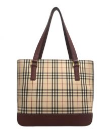 BURBERRY（バーバリー）の古着「ハンドバッグ」｜ベージュ