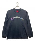 SUPREMEシュプリーム）の古着「長袖カットソー」｜ブラック