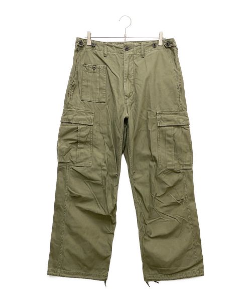 NIGEL CABOURN（ナイジェルケーボン）NIGEL CABOURN (ナイジェルケーボン) ミリタリーカーゴパンツ カーキ サイズ:86cm(W34)の古着・服飾アイテム