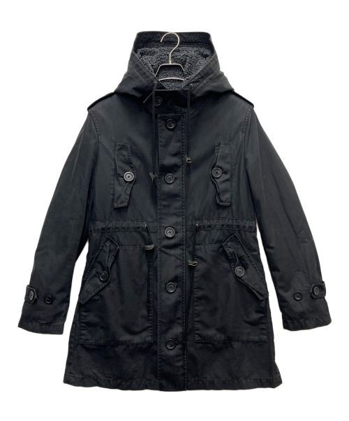 BURBERRY BLACK LABEL（バーバリーブラックレーベル）BURBERRY BLACK LABEL (バーバリーブラックレーベル) ライナー付モッズコート ブラック サイズ:SIZE Lの古着・服飾アイテム