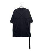 RICK OWENS DRKSHDWリックオウエンス ダークシャドウ）の古着「ジャンボTシャツ」｜ブラック