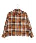 A BATHING APE（アベイシングエイプ）の古着「A Bathing Ape Bleached Bape Check Zip Shirt/ジップジャケット」｜マルチカラー