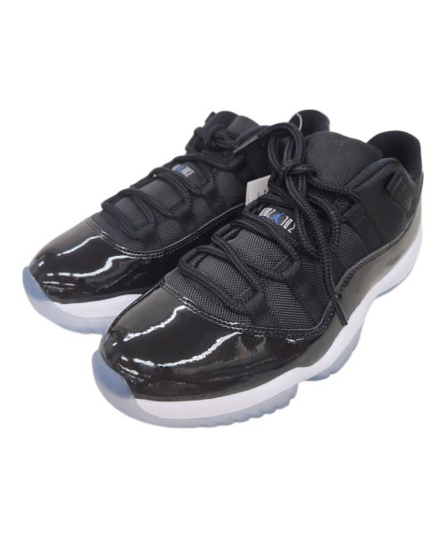 NIKE（ナイキ）NIKE (ナイキ) スニーカー　NIKE　AIR JORDAN 11 RETRO LOW BLACK AND VARSITY ROYAL SPACE JAM ブラック サイズ:26.5㎝ 未使用品の古着・服飾アイテム