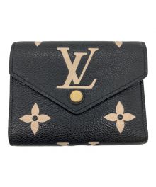 LOUIS VUITTON（ルイ ヴィトン）の古着「コンパクトウォレット」｜ブラック×ホワイト