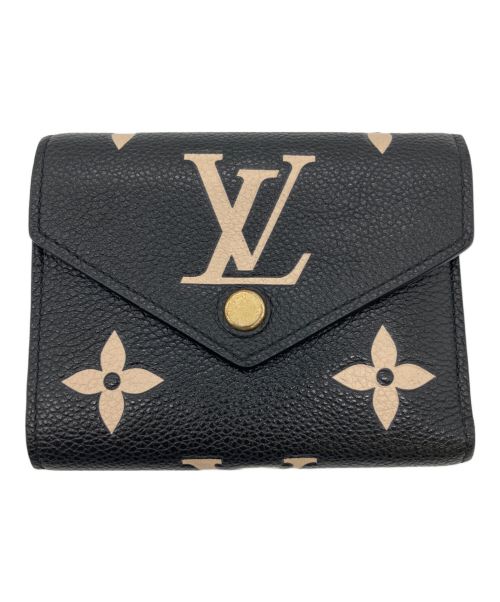 LOUIS VUITTON（ルイ ヴィトン）LOUIS VUITTON (ルイ ヴィトン) コンパクトウォレット ブラック×ホワイトの古着・服飾アイテム