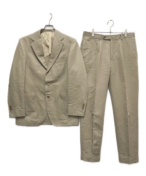 BEAMS F（ビームスエフ）BEAMS F (ビームスエフ) セットアップスーツ ベージュ サイズ:SIZE 46の古着・服飾アイテム