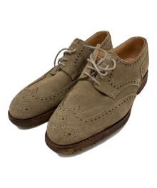 Crockett & Jones（クロケット＆ジョーンズ）の古着「ウィングチップシューズ」｜ベージュ