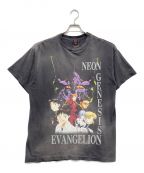 SAINT MICHAELセントマイケル）の古着「エヴァンゲリオン 24SS NEON GENESIS T-shirt」｜ブラック