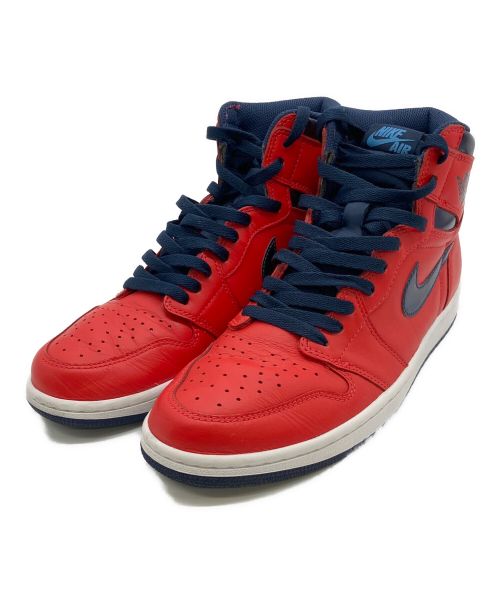 NIKE（ナイキ）NIKE (ナイキ) NIKE AIR JORDAN1 	RETRO HIGH OG David Letterman レッド サイズ:SIZE28cmの古着・服飾アイテム