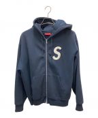 SUPREMEシュプリーム）の古着「Sロゴジップパーカー」｜ネイビー