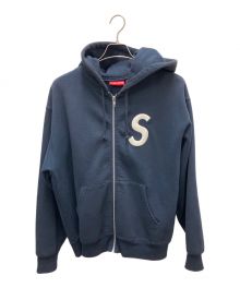 SUPREME（シュプリーム）の古着「Sロゴジップパーカー」｜ネイビー