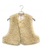 HYKEハイク）の古着「FAUX SHEARLING CROPPED VEST」｜ベージュ