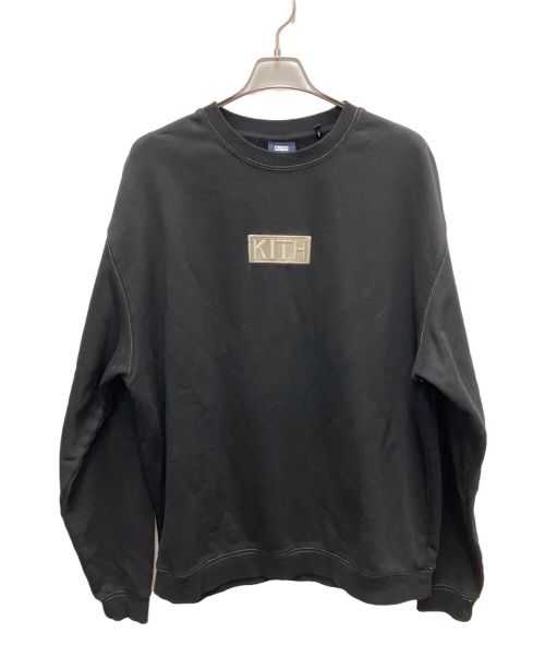 KITH（キス）KITH (キス) Cyber Monday Crewneck Sweatshirt ブラック サイズ:XLの古着・服飾アイテム