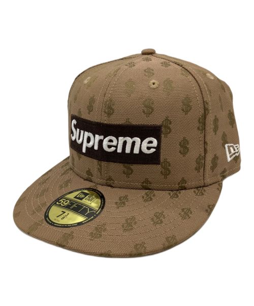 New Era（ニューエラ）New Era (ニューエラ) Supreme (シュプリーム) ボックスロゴキャップ ベージュの古着・服飾アイテム