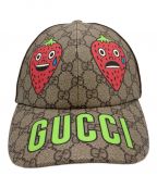 GUCCIグッチ）の古着「キャップ」｜ブラウン