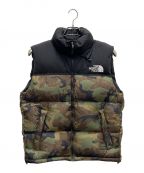 THE NORTH FACEザ ノース フェイス）の古着「Novelty Nuptse Vest(ノベルティーヌプシベスト)」｜グリーン