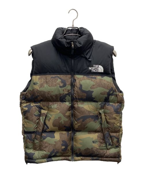 THE NORTH FACE（ザ ノース フェイス）THE NORTH FACE (ザ ノース フェイス) Novelty Nuptse Vest(ノベルティーヌプシベスト) グリーン サイズ:SIZE Mの古着・服飾アイテム