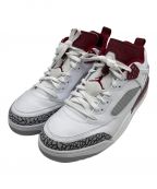 NIKEナイキ）の古着「JORDAN SPIZIKE LOW WHITE/WOLF GRAY/ANTHRACITE/TEAM RED( ナイキ ジョーダン スパイジーク ロー ホワイト/ウルフグレー/アンスラサイト/チームレッド)」｜ホワイト×レッド