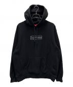 SUPREMEシュプリーム）の古着「kaws chalk logo hooded sweatshirt」｜ブラック