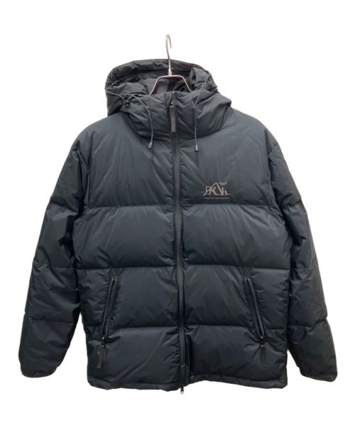 NANGA（ナンガ）NANGA (ナンガ) BACK CHANNEL (バックチャンネル) HOODED DOWN JACKET ブラック サイズ:Lの古着・服飾アイテム