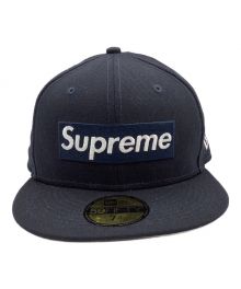 SUPREME×New Era（シュプリーム×ニューエラ）の古着「キャップ」｜ネイビー